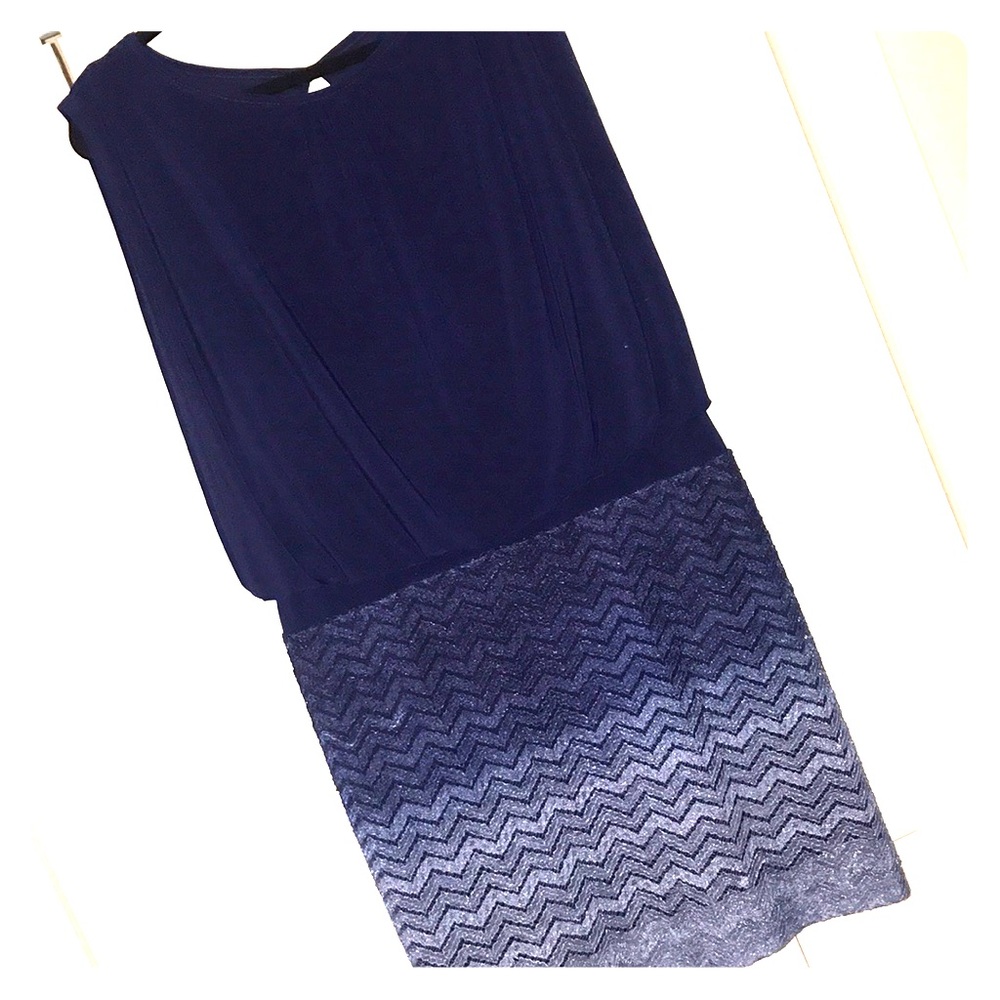 Blue ombre dress